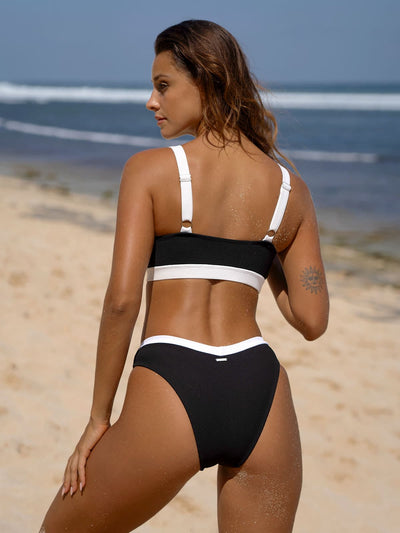 Bikini Top con Borde en Contraste