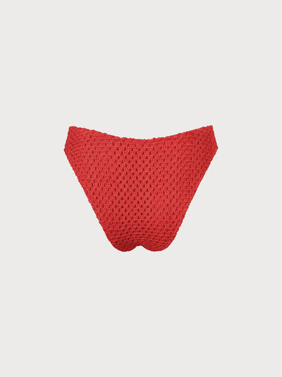 Bikini Bottom Rojo Crochet