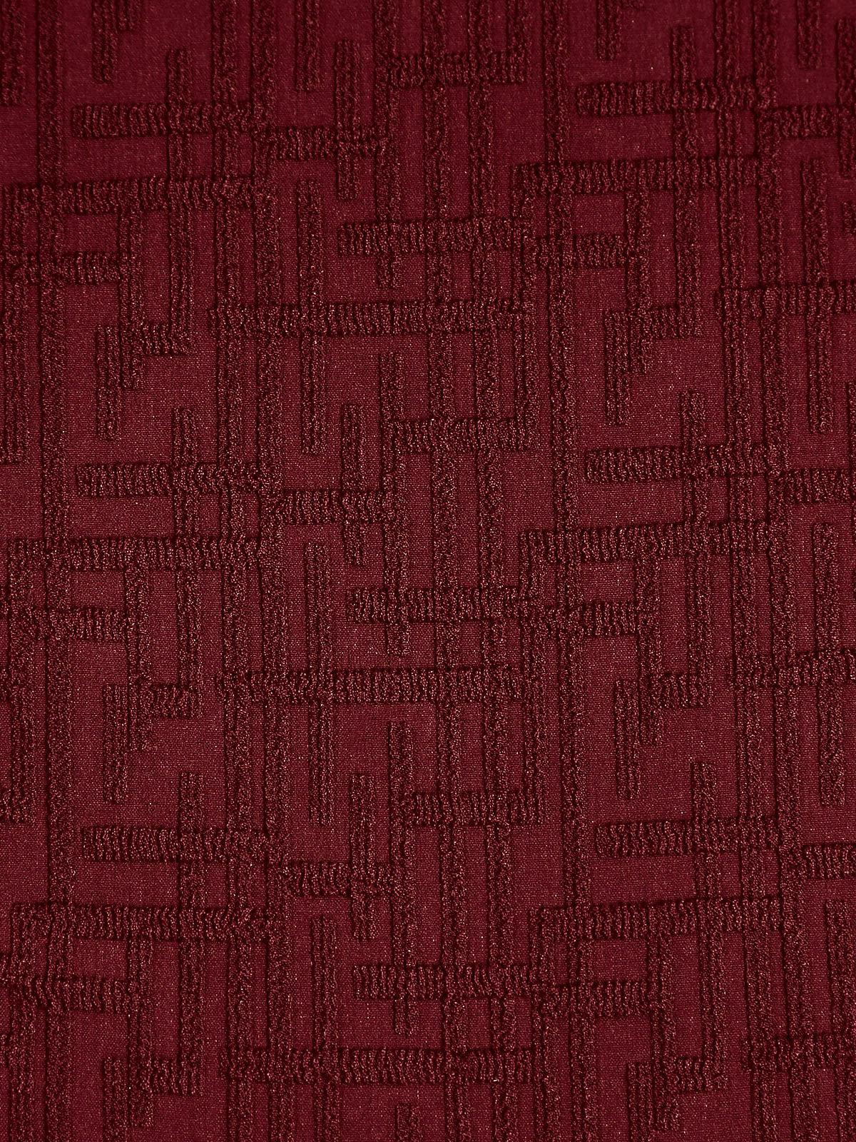 Bikini Top Rojo Vino Texturizado con Aro en U y Espalda Cruzada