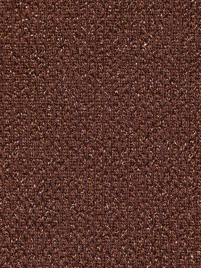 Bikini Top Café Oscuro con Aros y Tirantes Cruzados