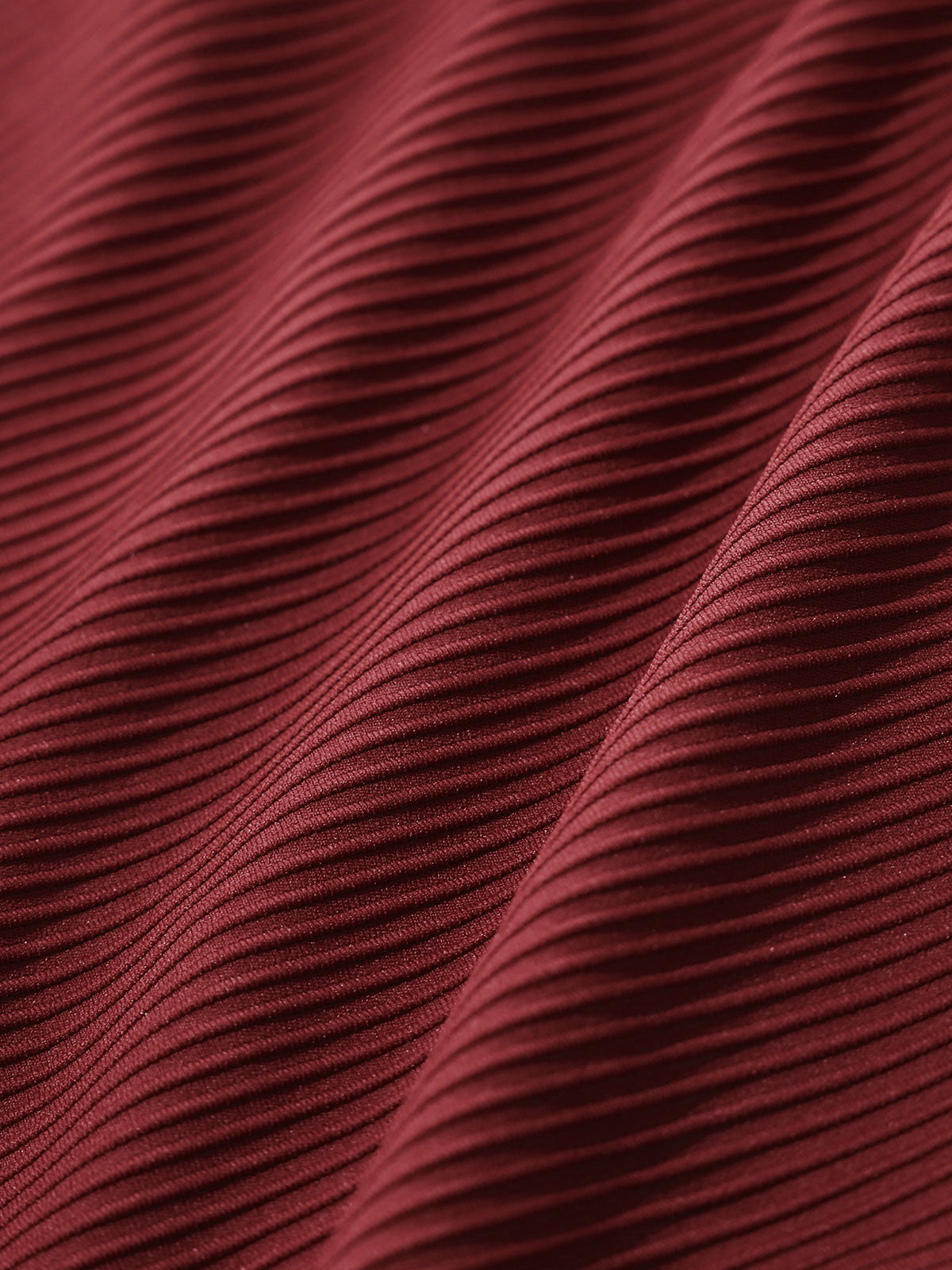 Bikini Bottom Rojo Vino con Detalles Dorados