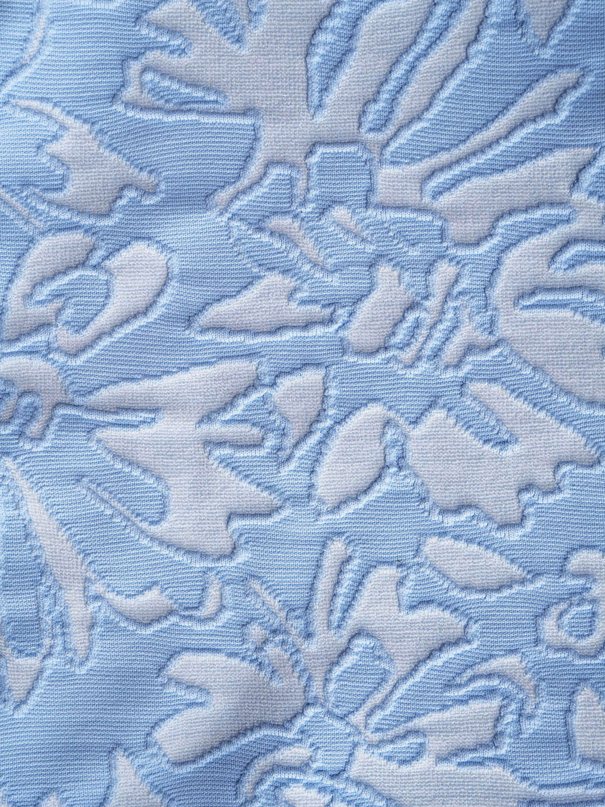 Bikini Top Celeste Texturizado con Aro en O