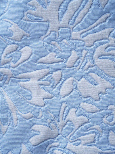 Bikini Top Celeste Texturizado con Aro en O