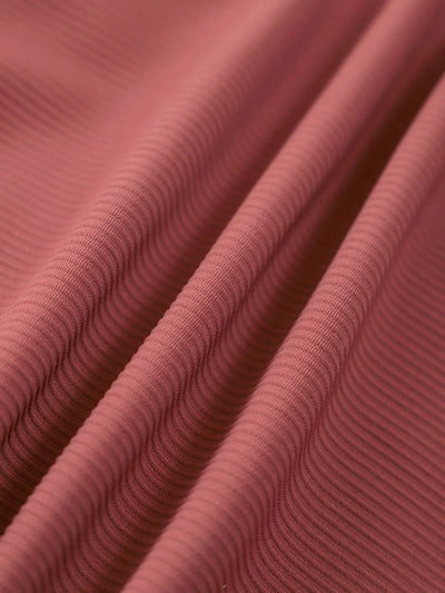 Bikini Top Triangular Rojo Arcilla con Costuras