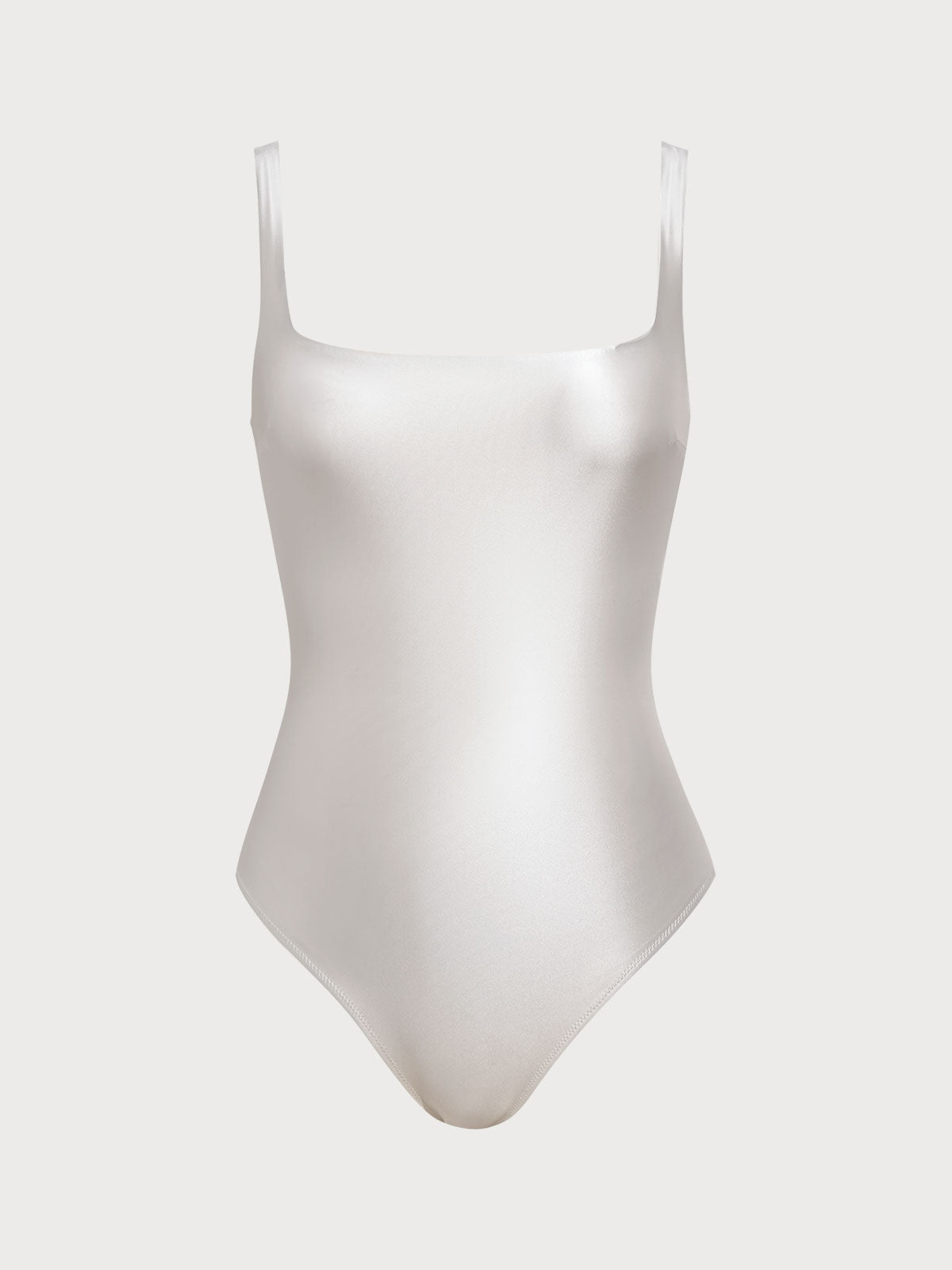 Bañador enterizo blanco sin relleno y con espalda de pétalos